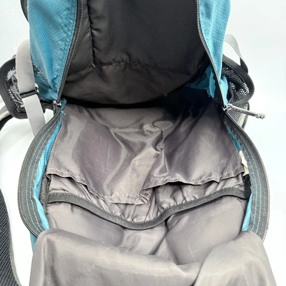 Kelty Reverb Backpack Blue Grey Ripstop Hiking Daypack Outdoor Travel Bag